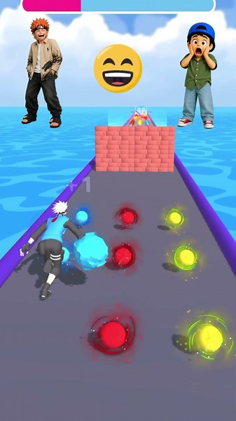 NARUTO RUN 3D SHORTS GAMEPLAY❓ #naruto #mobile game #trendinggame #shortsgaming