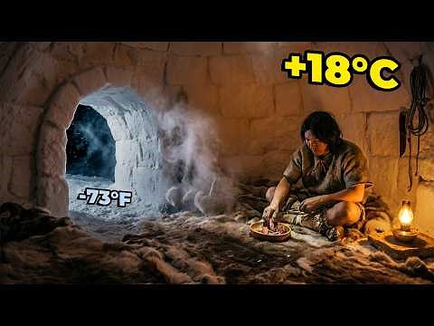 This Inuit Ice House Reaches +18°C at −73°F Without Heat