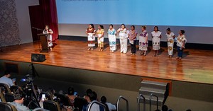 Mexican women artisans present the Mayan embroidery safeguard plan to