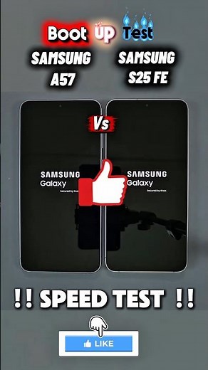 🔥 SAMSUNG A57 vs S25 FE ⚡ WHO BOOTS FASTER?! 😱🚀 | INSANE SPEED TEST