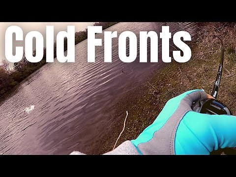 The BEST Way To Catch Bass AFTER A COLD FRONT
