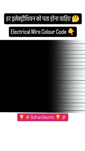 Gufran Electric | Indian new and old wire Colour Code #gufranelectic #electricalinterview #electrical #electricalwork #education #workshop #elelctricalwork... | Instagram