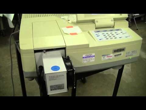 Shimadzu UV/Vis Spectrophotometer model 1601