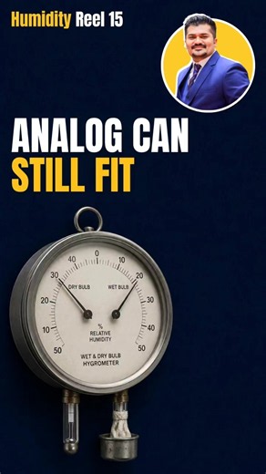Wet and Dry Bulb Hygrometer | Analog Humidity Measurement Explained