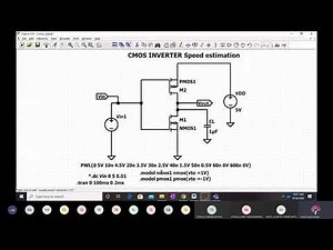 Simulation of CMOS, Bi-CMOS and MESFET Inverter | LTspice simulation | VTC curve | Transient domain