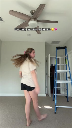 Single Mom Paints New Bedroom