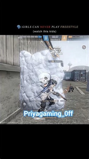 who can saw ? girls ' cannot play freestyle #freefire #freefireshorts #treding #trendingshorts