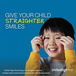 Experience the magic of seeing your child's confidence soar with Invisalign First™ clear aligners. Designed for kids aged 6 to 10, it offers customised treatment unique to their needs, allowing them to continue enjoying their life and their smiles without pain or worry.🤗 Want to learn more? Check out our website! #InvisalignIndia #Transformingsmileschanginglives #MyInvisalign #InvisalignSmile #InvisalignLife #Invisalign #17MInvisalignSmilesWorldwide | Invisalign India