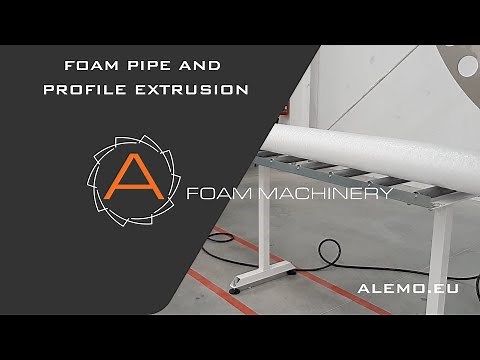 Foam extrusion pipes and profiles