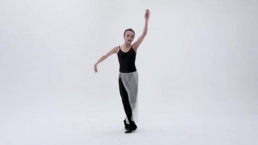 芭蕾基本训练 形体舞蹈组合 完整示范 第54集