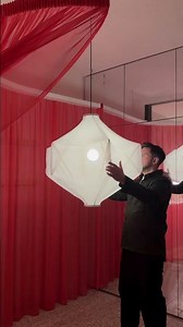 This flexible lamp by Samuel Wilkinson Studio self-expands on release