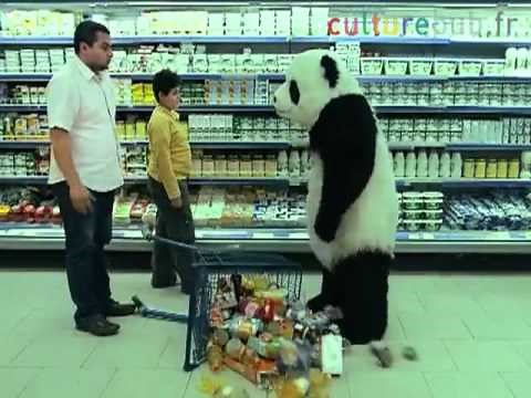 Tv ad for Panda cheese: "Never say no to Panda !"