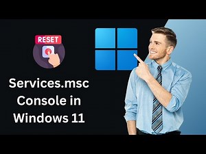 How to Reset Services.msc Console in Windows 11 | GearUpWindows Tutorial