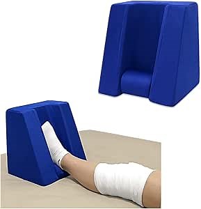 Zelen Knee Surgery Pillow Leg Elevation Pillow for After Knee Surgery Acl Recovery Leg Sleeping Knees Pillow Wedge Elevated Leg Pillow Elevation Foam Wedge Ankle Support Pillow for Legs Circulation