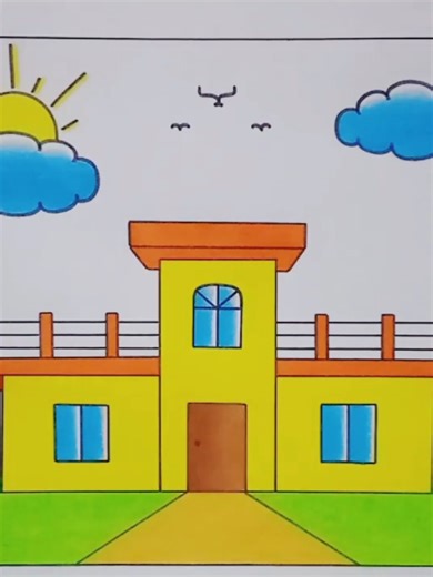 Easy Step-by-Step Guide to Drawing a House