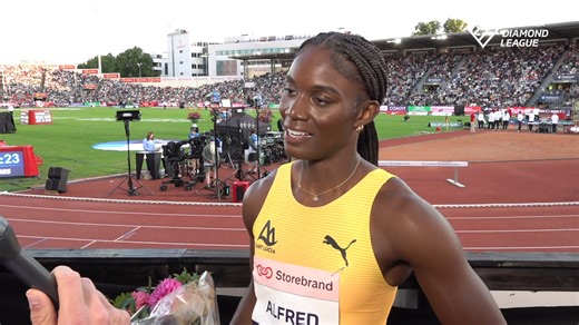 Trackalerts.com on Instagram: "Julien Alfred delivered a commanding performance to win the women’s 100 meters at the Oslo Bislett Games on Wednesday, leading a day that saw Caribbean athletes feature prominently across several disciplines at the Wanda Diamond League stop in the Norwegian capital. In her season debut over 100m, the Saint Lucian sprinter exploded out of the blocks and controlled the race from start to finish, crossing the line in 10.89 seconds (+1.1)—the second-fastest time in the