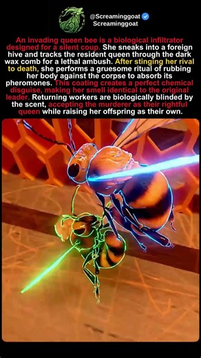 The Queen Bee "Infiltrator": Nature’s Most Cold-Blooded Coup 🐝