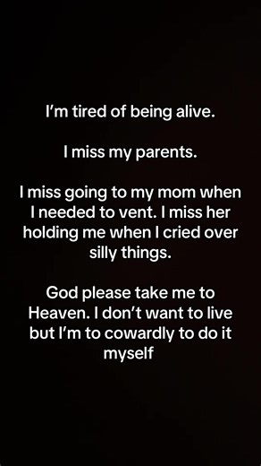 I’m just done #depression #suicideprevention #rockbottom | missing my parents