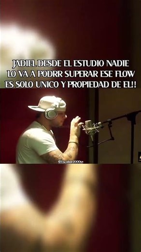 THE MOMENT JADIEL MADE HISTORY... THE ONE AND ONLY IN THE STUDIO! 🎤🕊️💎 #reggaeton #shorts