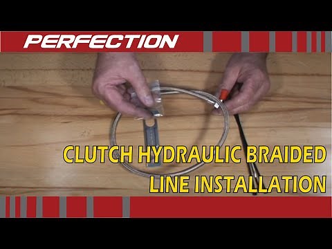 Clutch Hydraulic Braided Line Installation