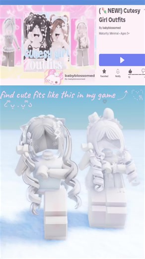 Cute Outfit Ideas for Roblox Players