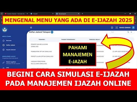 CARA SIMULASI E IJAZAH PADA MANAJEMEN IJAZAH ONLINE 2025