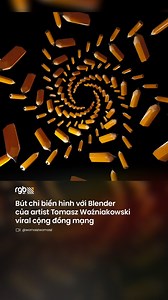 16K views · 228 reactions | Video bút chì biến hình với Blender viral...