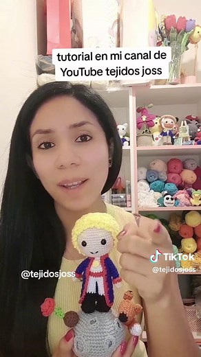 El Principito, el zorro, la rosa y la luna tutorial en mi canal de YouTube, lo encuentran como: