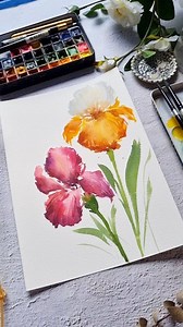 Let's paint spring florals🥰 | Joly Poa Watercolorist