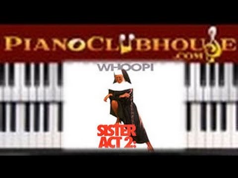 🎹 JOYFUL JOYFUL -Sister Act 2 ft. Lauryn Hill/Whoopi Goldberg (easy piano lesson tutorial)