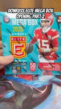 Donruss Elite Mega Box Opening Part 2
