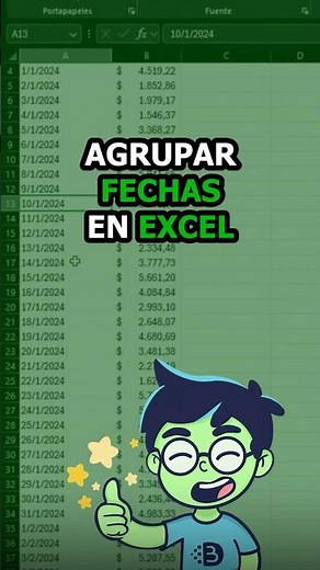 Learn how to group dates in Excel #Productivity #DataAnalysis #Tips #Excel