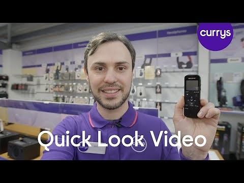 Sony ICD-PX470 Digital Voice Recorder - Quick Look