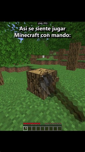 ASI SE SIENTE JUGAR CON MANDO #minecraft #minecraftmemes #humor