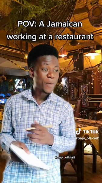 Jamaican Restaurant Worker Comedy