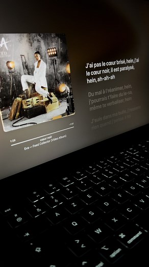 Paroles de la chanson 'Cœur Noir' d'Eva