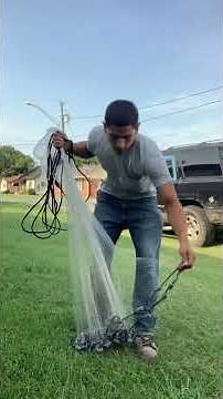 How to throw a 6 foot cast net