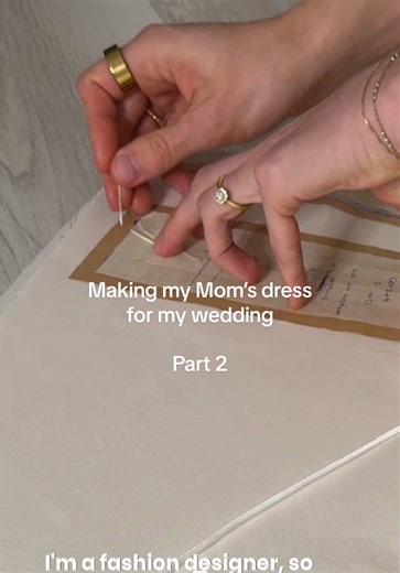 Creating My Mom's Mother-of-the-Bride Dress: Part 2