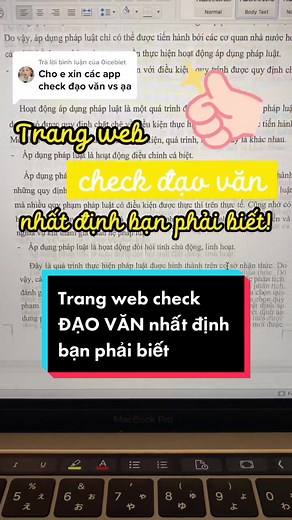 Trang web check ĐẠO VĂN nhất định bạn phải biết