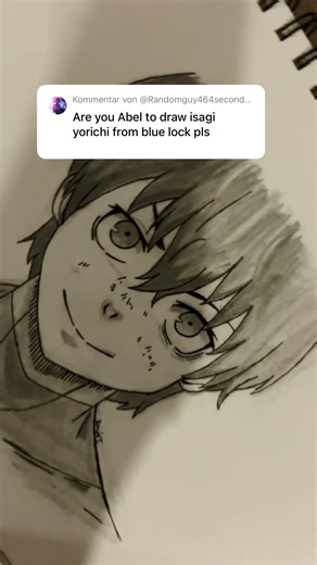 Draw isagi from Blue Look #art #drawing #anime #bluelock #isagiyoichi