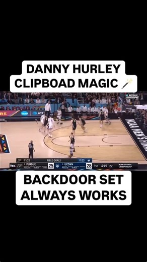Hoop Herald | UCONN Magic Backdoor set that works almost every time 😳 (Via @coachpeterman 🎥) #youthbasketball #basketball #ballislife... | Instagram