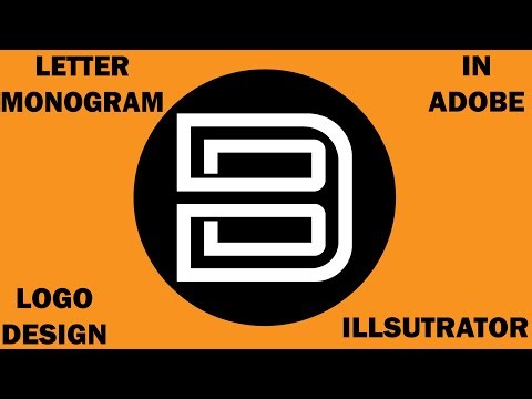 Creative DB Letter Monogram Logo Design in adobe illustrator Adobe Illustrator Tutorial EP 286