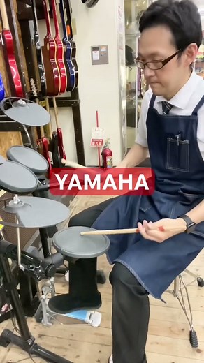 どの電子ドラムが1番高いかワカる？ 電子ドラム叩き比べ #チバカン楽器 #shorts #千葉 #楽器屋