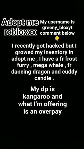 plz help me grow my inventory #adoptme #roblox