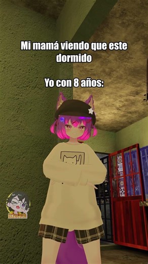 Creo que no se dio cuenta... #humor #vrchat #dormido #switch #mamá