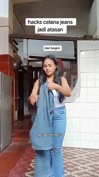 Hacks Celana Jeans Jadi Atasan: Tips Fashion Kreatif