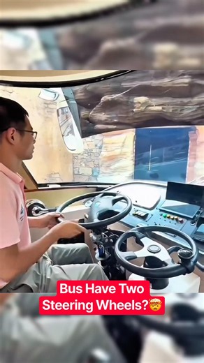 Why Does This Bus Have Two Steering Wheels?