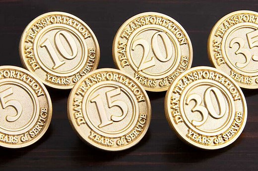Custom Years of Service Pins
