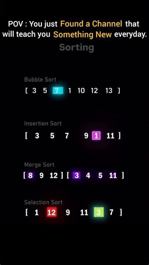 Sorting Explained in 20 seconds!