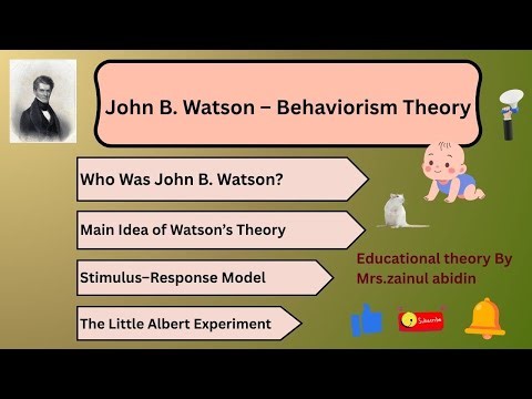 John B. Watson | Behaviorism | Example, Experiment & Classroom Implications #littlealbert#keyconcept